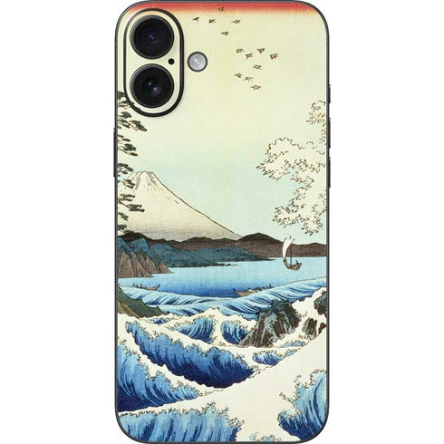 View from Satta Suruga Province by Hiroshige iPhone 16 Plus Skin